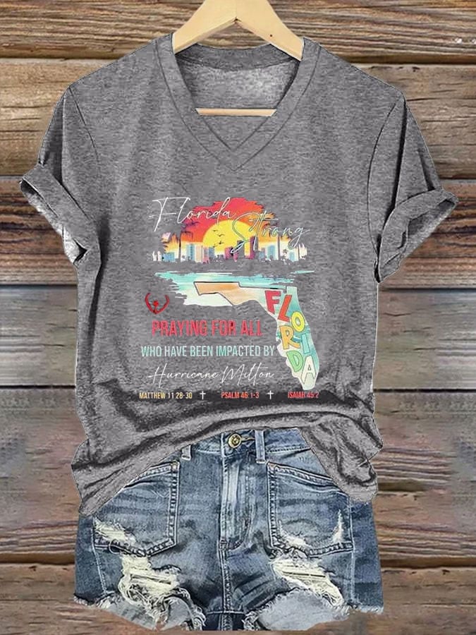Women's Florida Strong Print T-Shirt