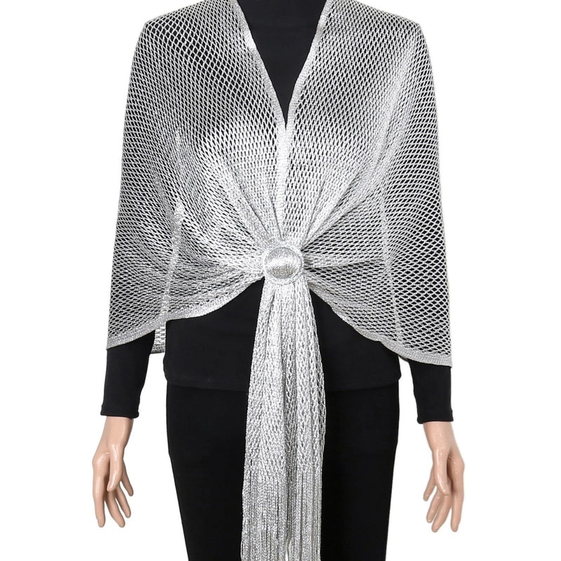 Women's Classic Style Solid Color Polyester Solid Color Shawl