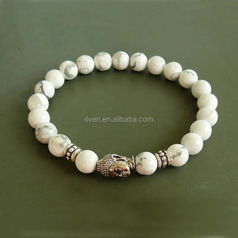 SN0795 Rose Quartz Hamsa Women Beaded Natural Rose Quartz Bracelets Energy Yoga Wrist