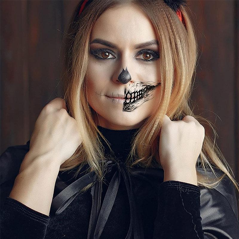 Halloween Prank Makeup Temporary Tattoo10pcs