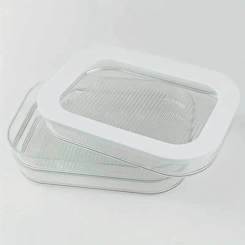 Minimalist Solid Color Plastic Storage Container Box