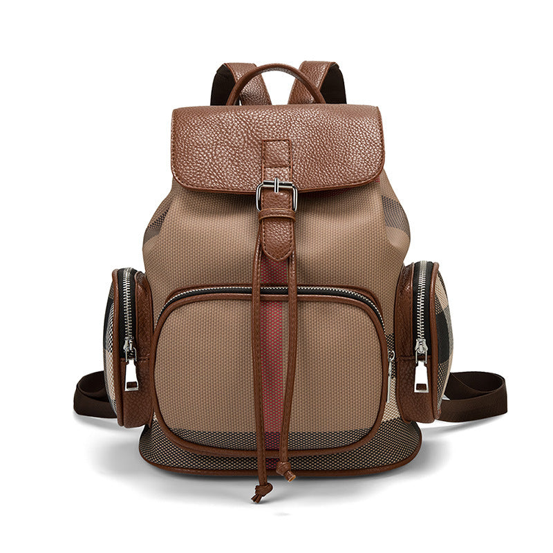 Retro Drawstring  Multi-Functional Leisure Backpack