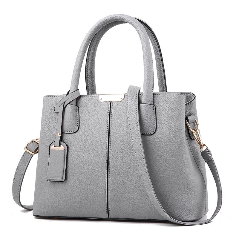 Women's Medium All Seasons Pu Leather Solid Color Vintage Style Square Zipper Shoulder Bag