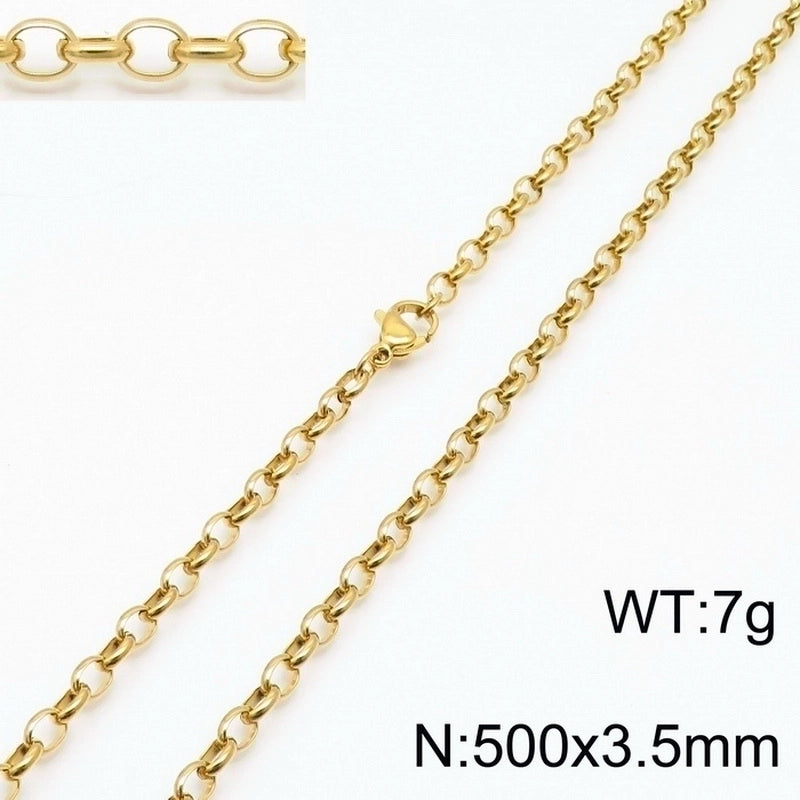 Fashion Geometric Titanium Steel 18K Gold Plated Bracelets In Bulk