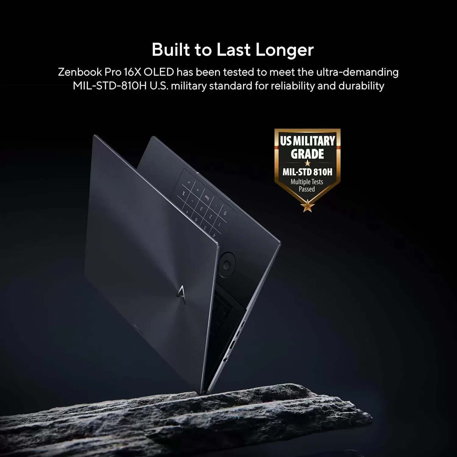 ASUS ZenBook Pro 16X OLED 16 inch 4K OLED 16:10 Touch Display, ASUS Dial, Intel Core i9-12900H, 32GB, 2TB, GeForce RTX 3060 GPU, Windows 11 Pro, Tech Black, UX7602ZM-XB96T