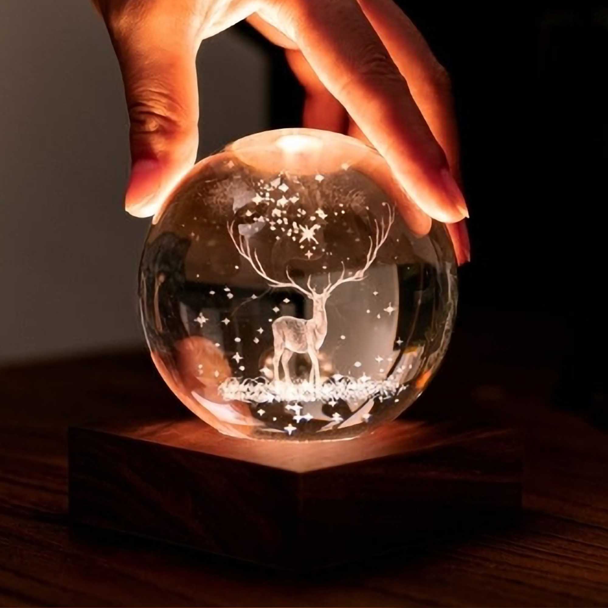 Gingko Amber Crystal Light. Stag
