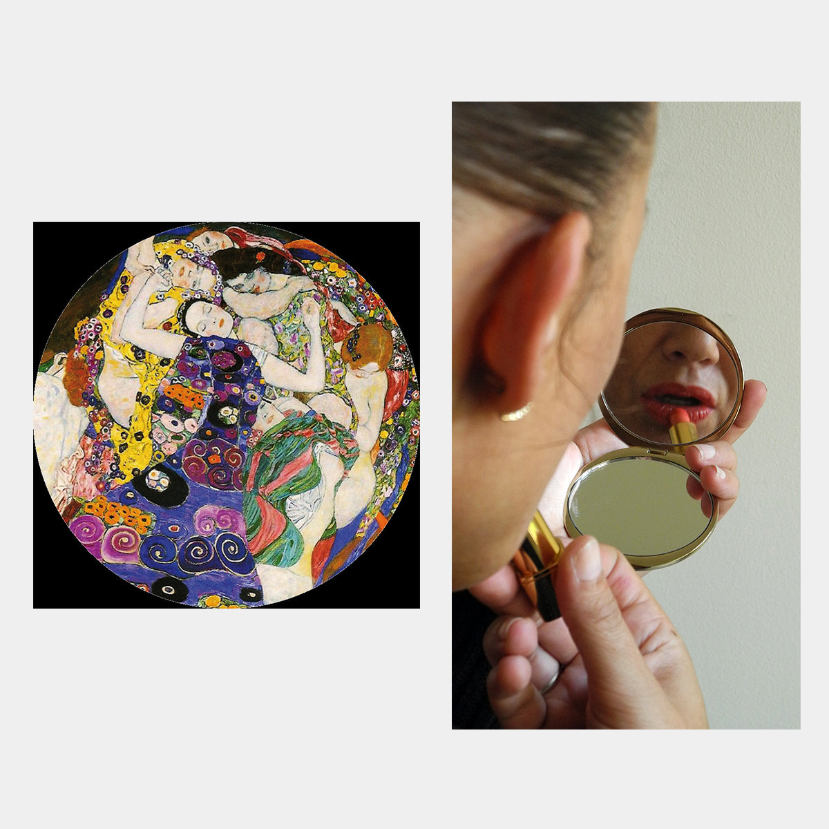 Klimt Die Jungfrau Mirror