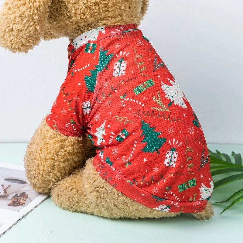 Casual Polyester Christmas Animal Snowman Pet Accessories 1 Piece