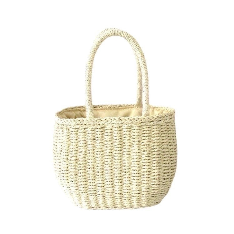 Women's Medium Summer Straw Vacation Straw Bag