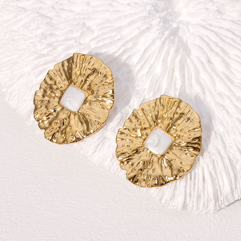 Vintage Medieval  Earrings Retro Design Stainless Steel Earrings For Women