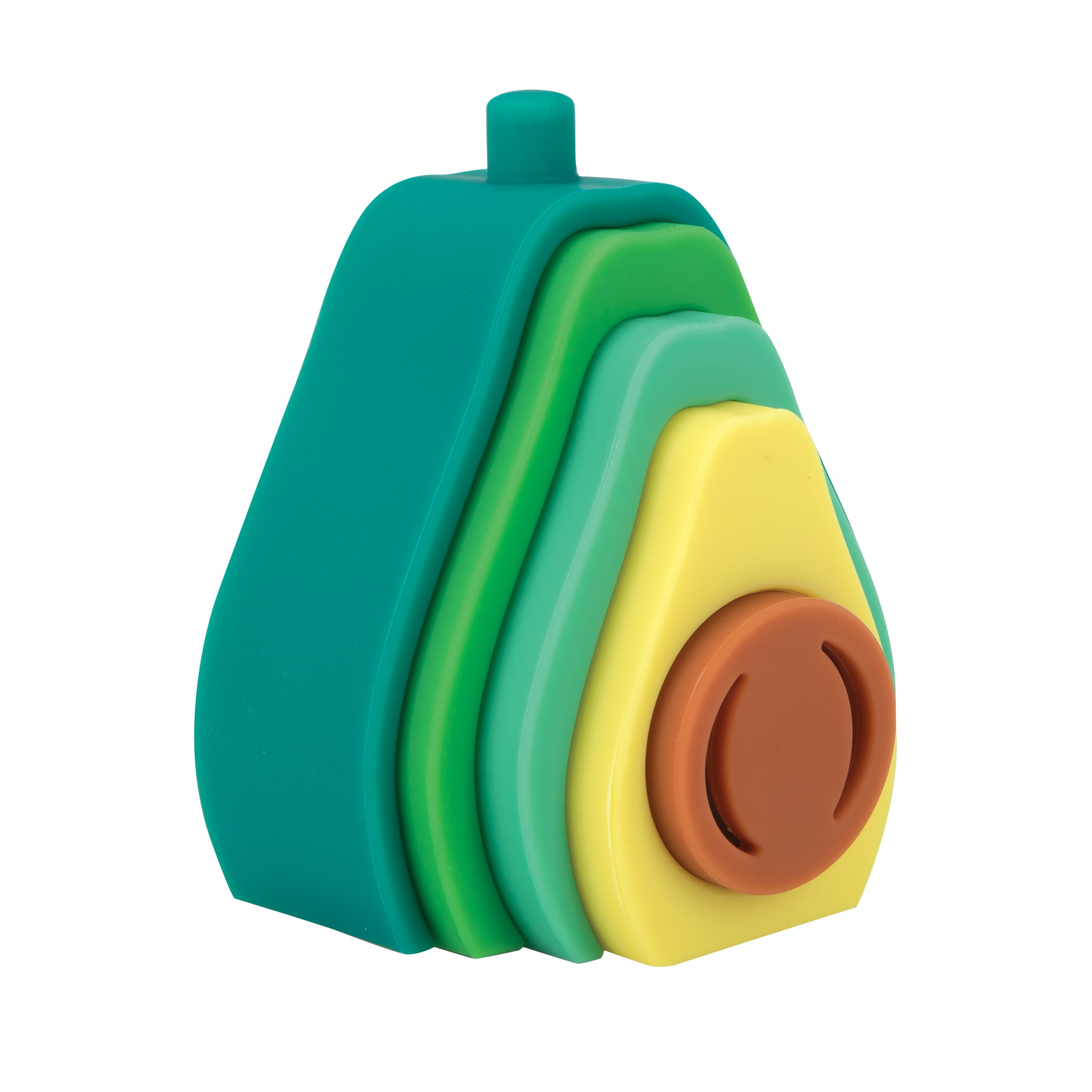 Silicone Stacking Avocado Toy