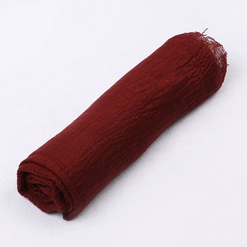 Women's Minimalist Solid Color Satin Printing Shawls