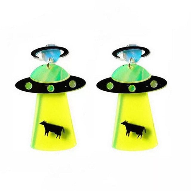 UFO Abduction Earrings