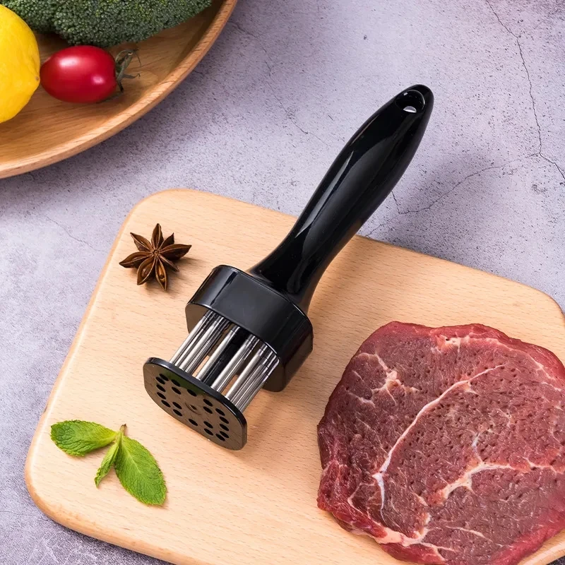 MEAT TENDERIZER NEEDLE & STAINLESS STEEL HAMMER KITCHEN TOOL