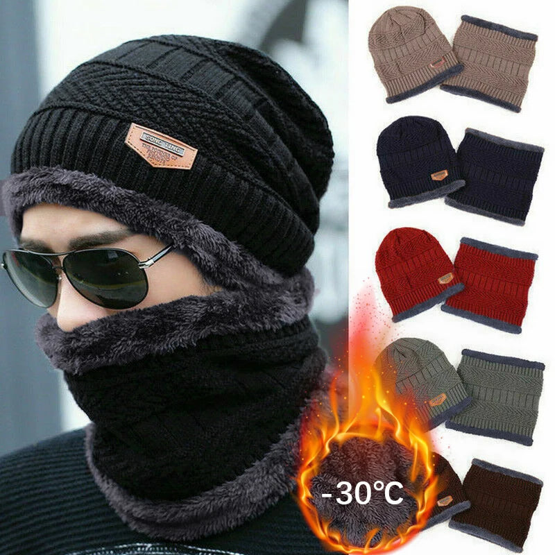 Men's New Fashion Winter Warm Beanie Hat