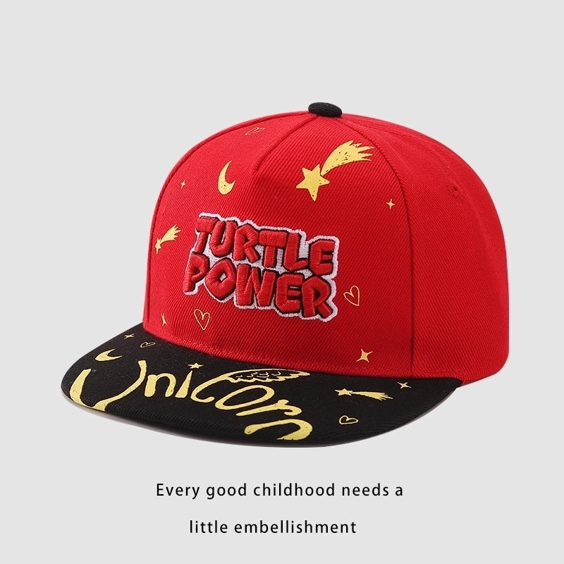Children Unisex Hip-Hop Sports Letter Ivy Cap Baseball Cap