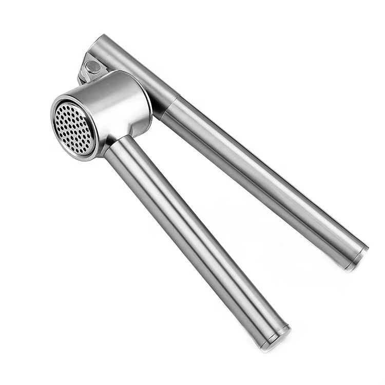Hm5701 hot sale vegetable tools multifunctional zinc alloy garlic press ginger crusher manual ginger chopper garlic crusher pr