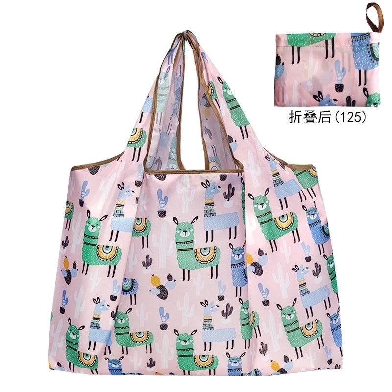 Casual Pastoral Plant Oxford Cloth Shopping Bags