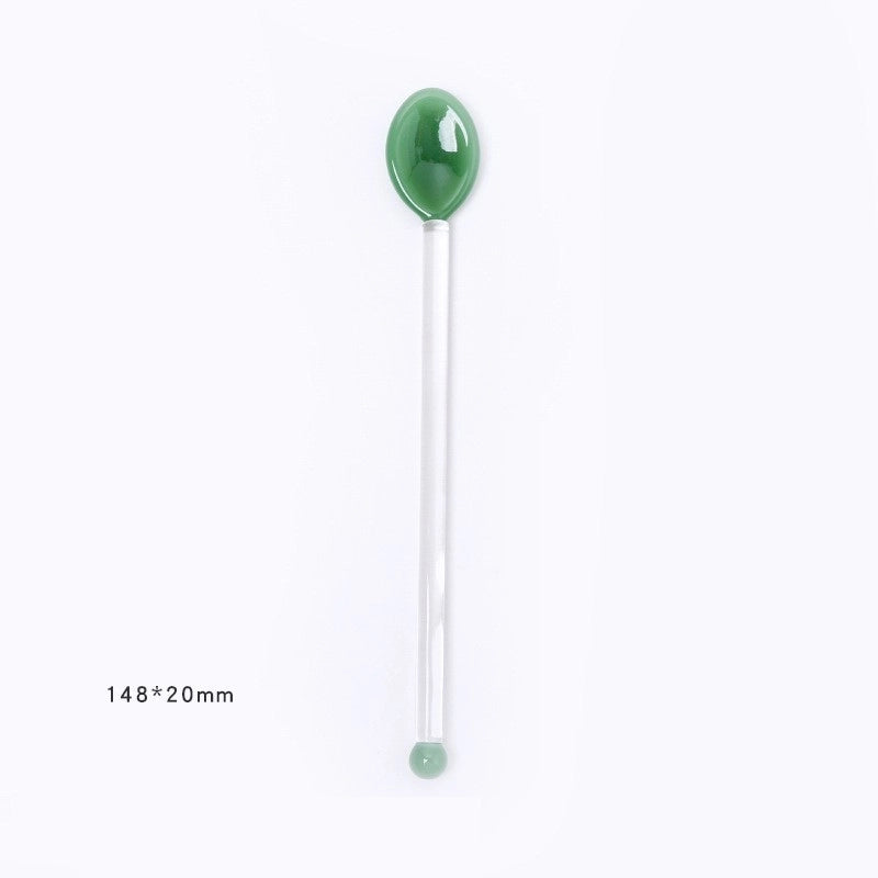 Minimalist Transparent Glass Spoon