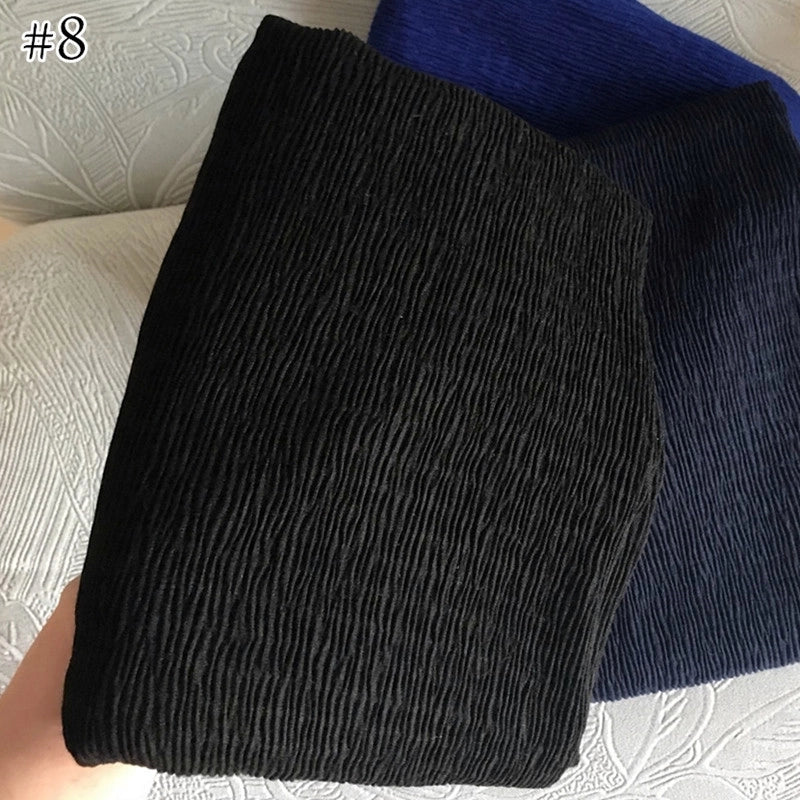 Women's Casual Minimalist Solid Color Cotton And Linen Scarf