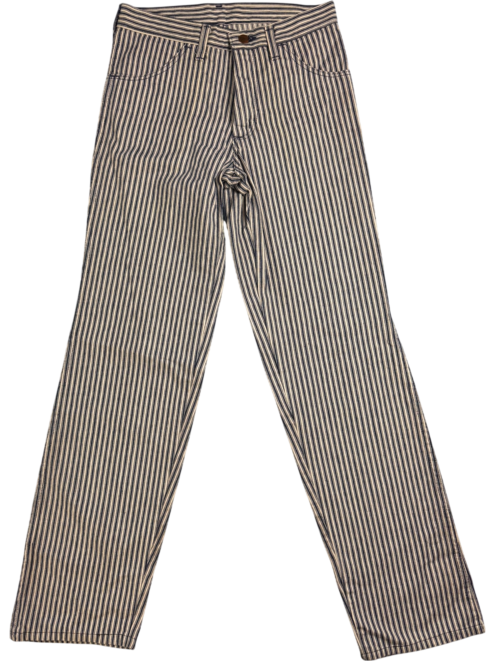 Wrangler Striped Straight Leg Jeans