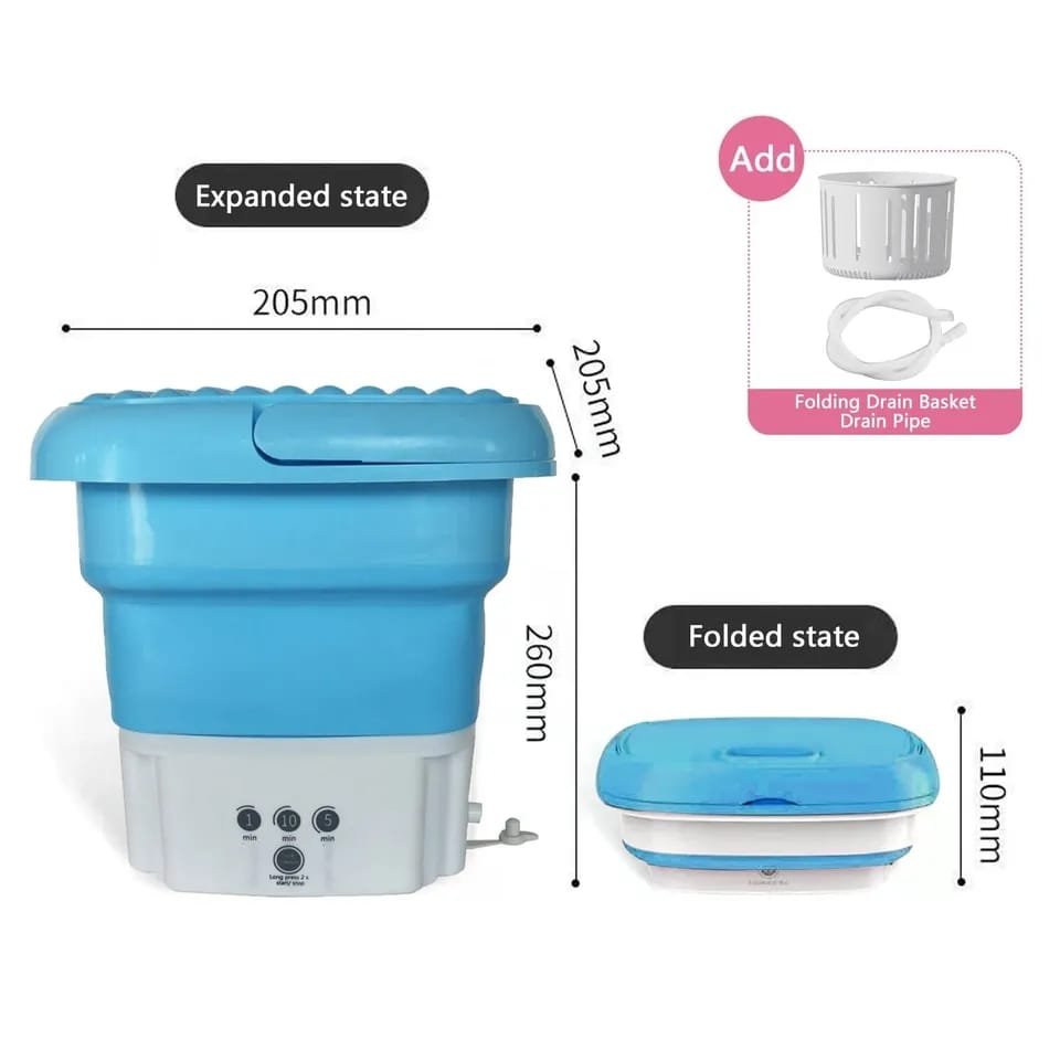 Mini Washing Machine. Foldable Washing Machine