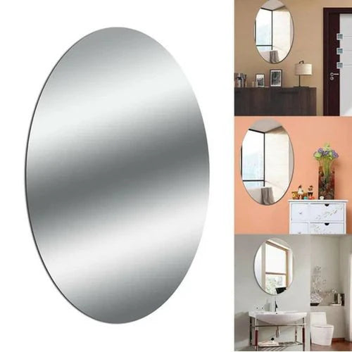 Oval Shape Wall mirror sticker