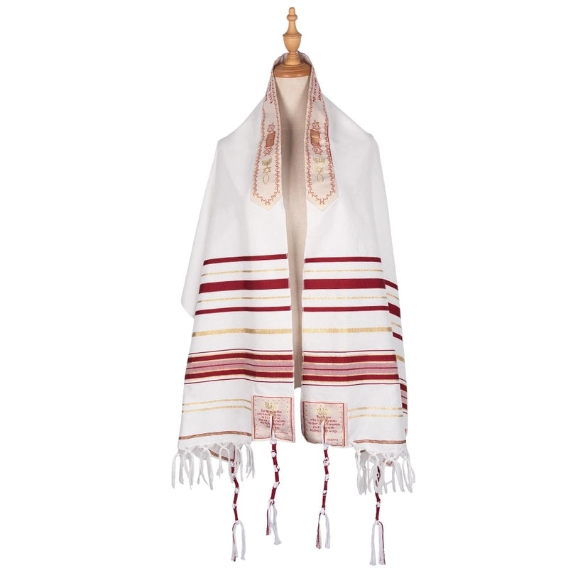 Unisex Formal Minimalist Stripe Polyester Shawls