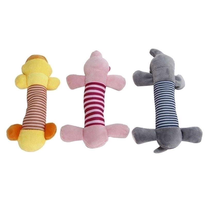 Cute Plush Cartoon Dinosaur Hippopotamus Pet Toys