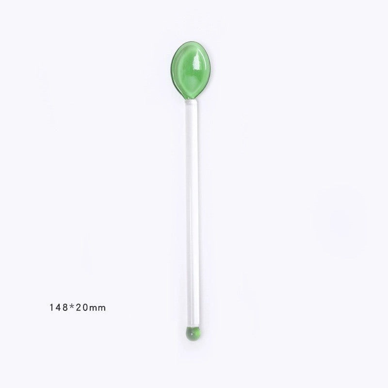 Minimalist Transparent Glass Spoon