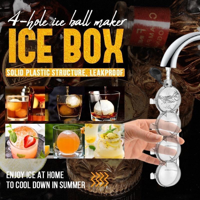 (🔥Summer Hot Sale 49% OFF)-hole ice ball maker 4-hole ice box 💥BUY 2 GET 1 FREE