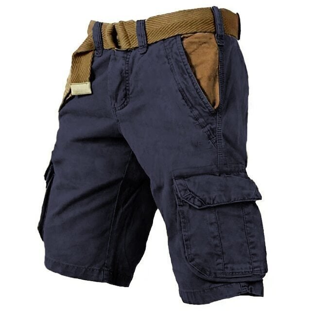 8-Pack Men's Multi Pocket Plain Short