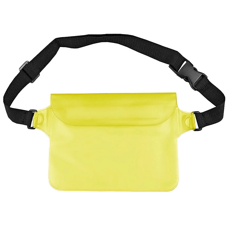 Unisex Casual Solid Color PVC Waist Bags