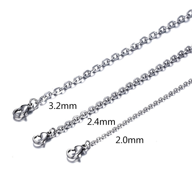 Fashion Geometric 201 Stainless Steel Plating Stainless Steel Necklaces