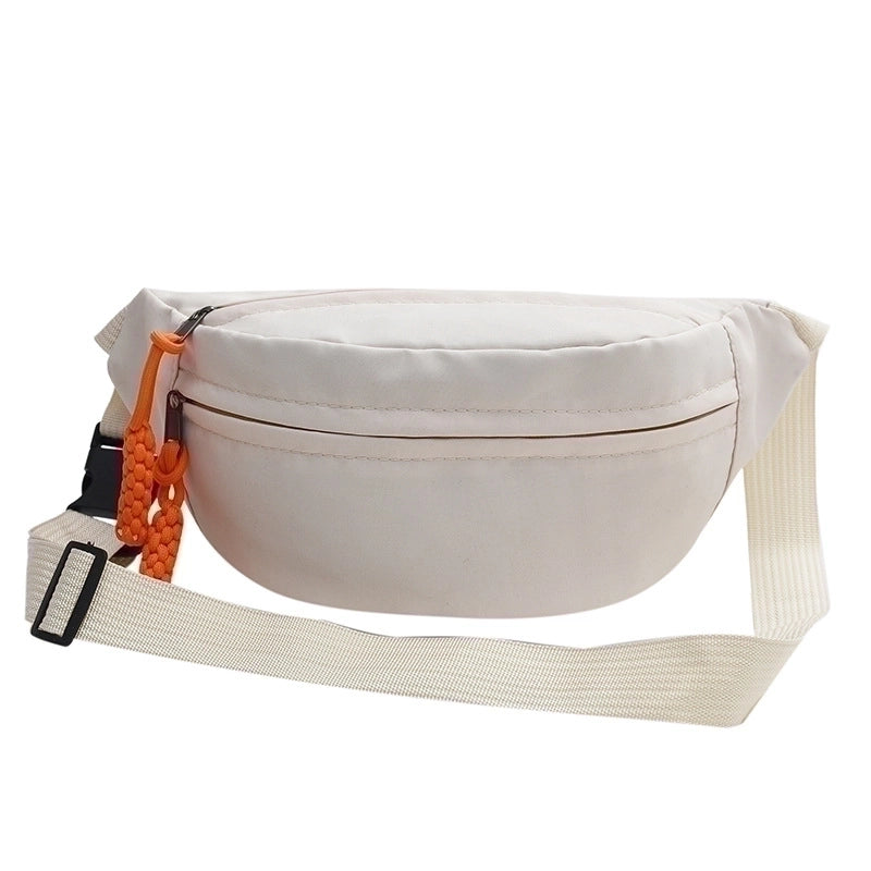 Women's Classic Style Color Block Oxford Cloth Waist Bags