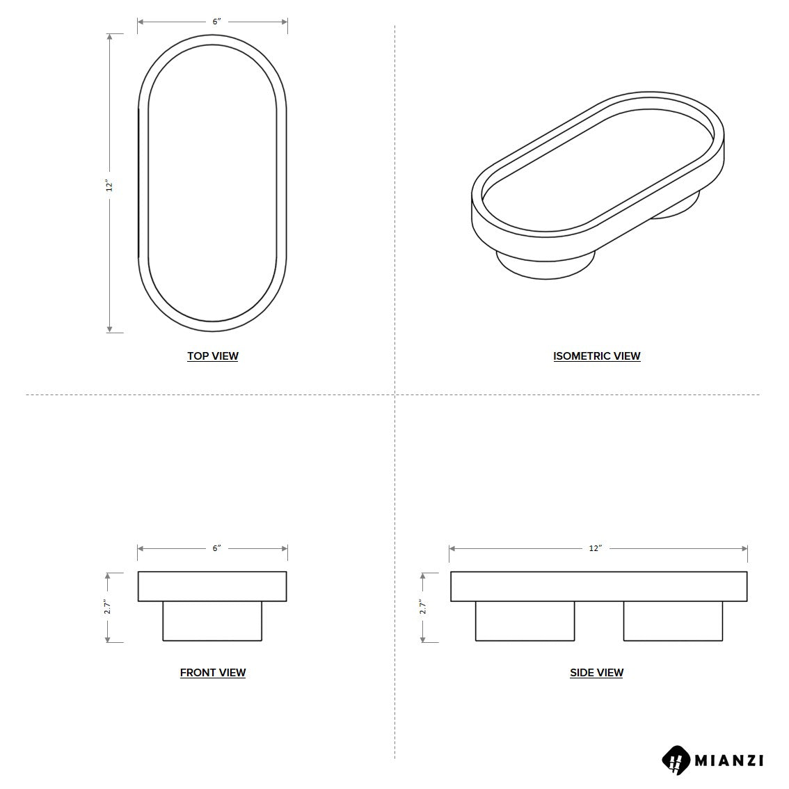 Podium Tray Set (Round + Oval) : Dining Table Kitchen Home Decor Tea Snack Charcuterie (Set Of 3)