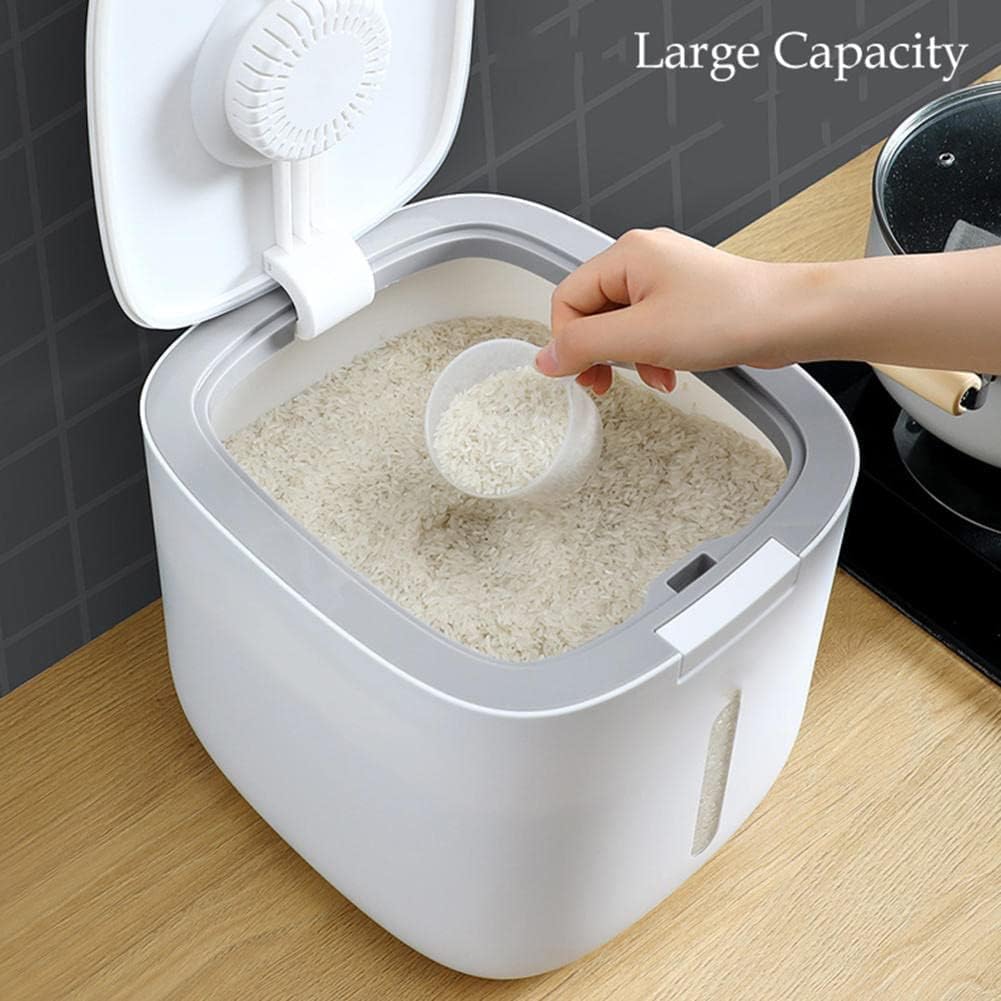 10Kg Moisture-Proof Rice Grain Storage Box. Nano Bucket For Kitchen Container