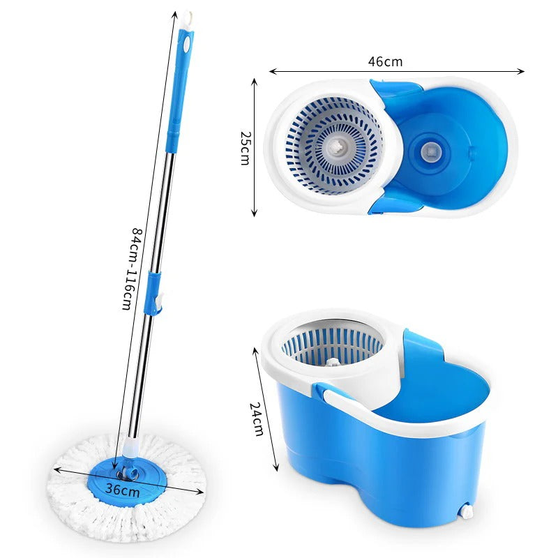 Spin Mop and Bucket with Wringer Set.