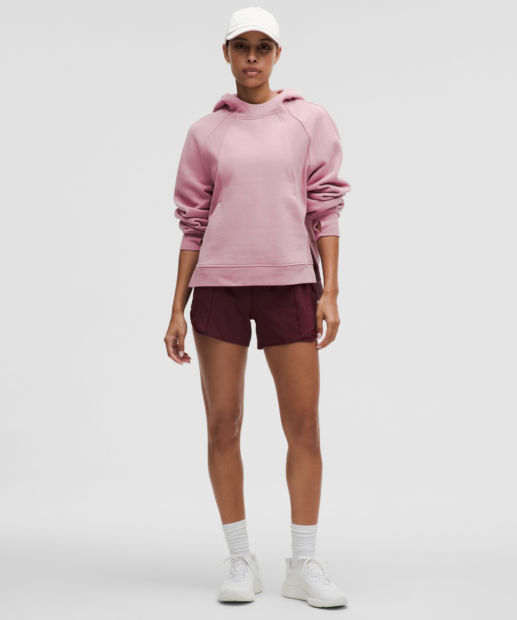 Scuba Oversized Side-Slit Hoodie