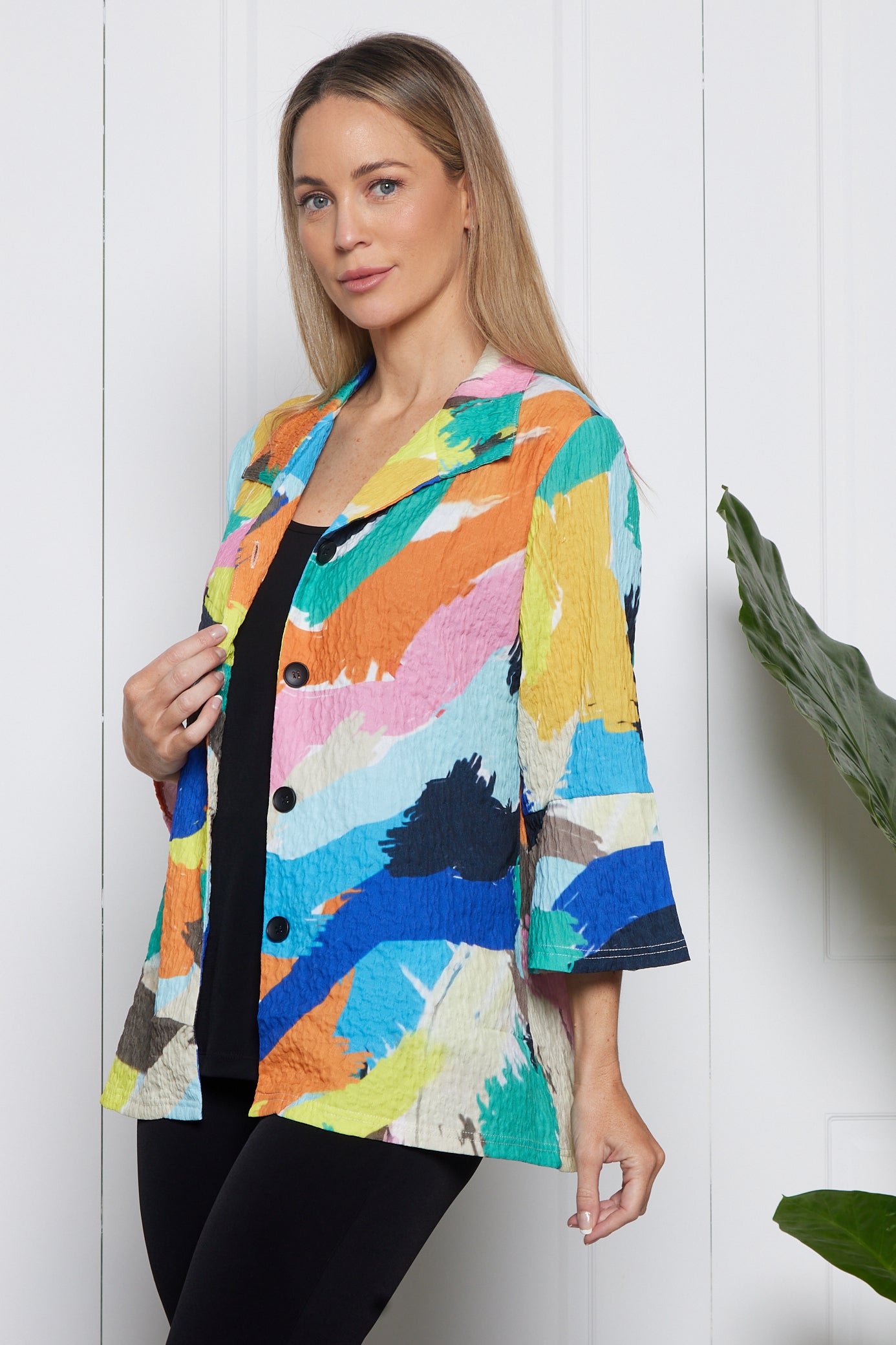 Veronica Blouse - Tropical Sunrise