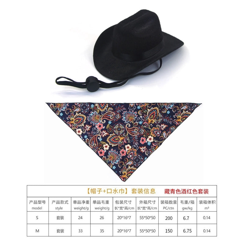 Casual Nonwoven Solid Color Pet Hat 1 Piece