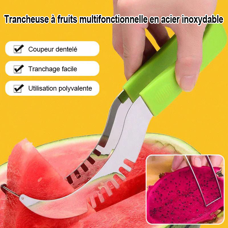 Coupe-fruits multifonctionnel en acier inoxydable