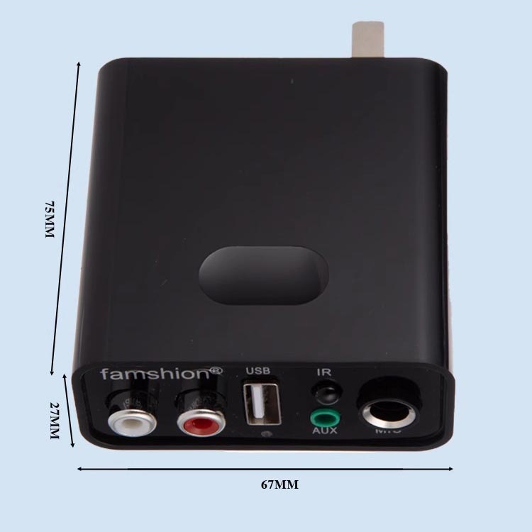 Bluetooth Receiver with Remote Control for Old Style Amplifiers