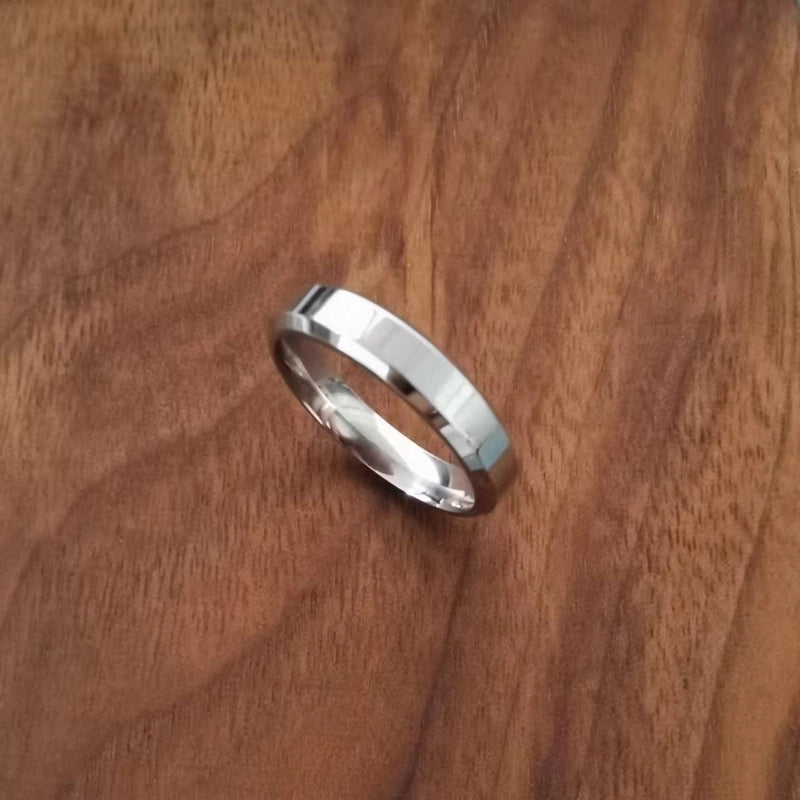 Minimalist Round Stainless Steel No Inlaid Gold Plated