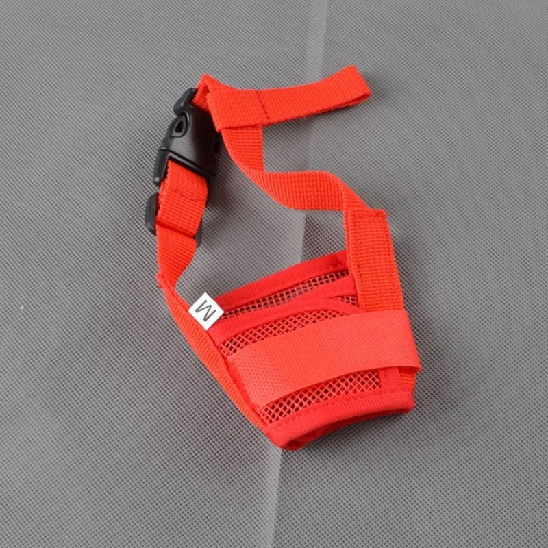 Adjustable Mesh Breathable Pet Mouth Muzzles