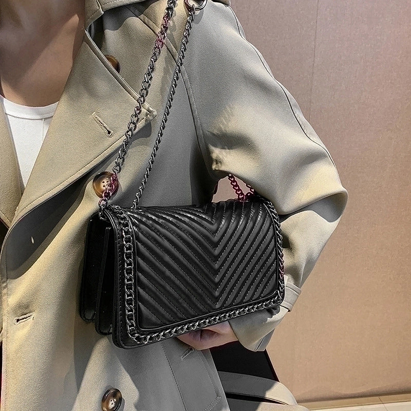 Women's Medium All Seasons Pu Leather Basic Square Bag