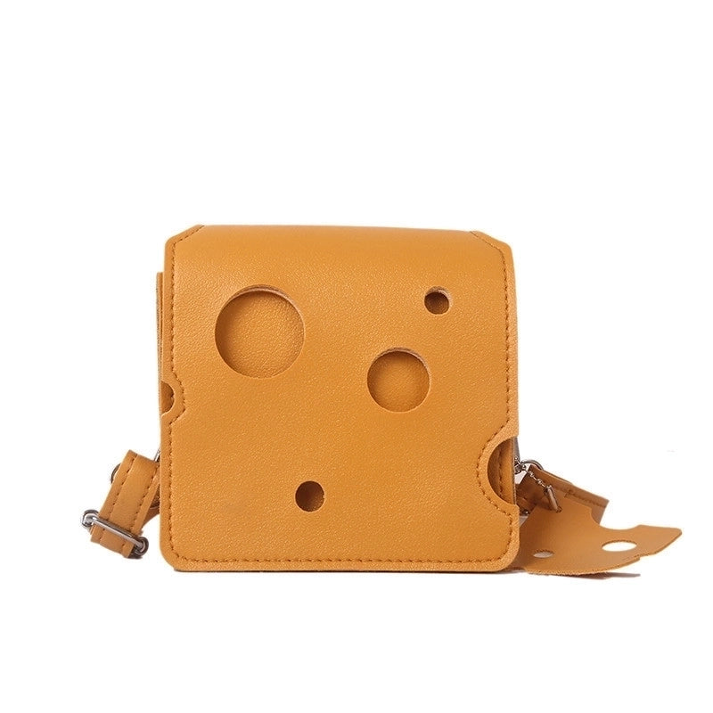 Women's All Seasons Pu Leather Food Cute Square Open Square Bag