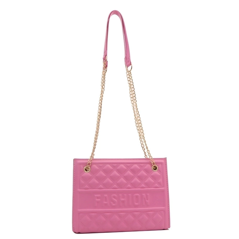 Women's Pu Leather Solid Color Classic Style Zipper Crossbody Bag