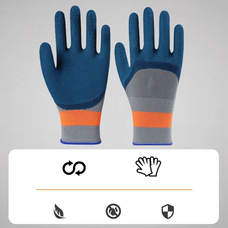 Pousbo® Rubber Wear-resistant Work Gloves 12 Pairs