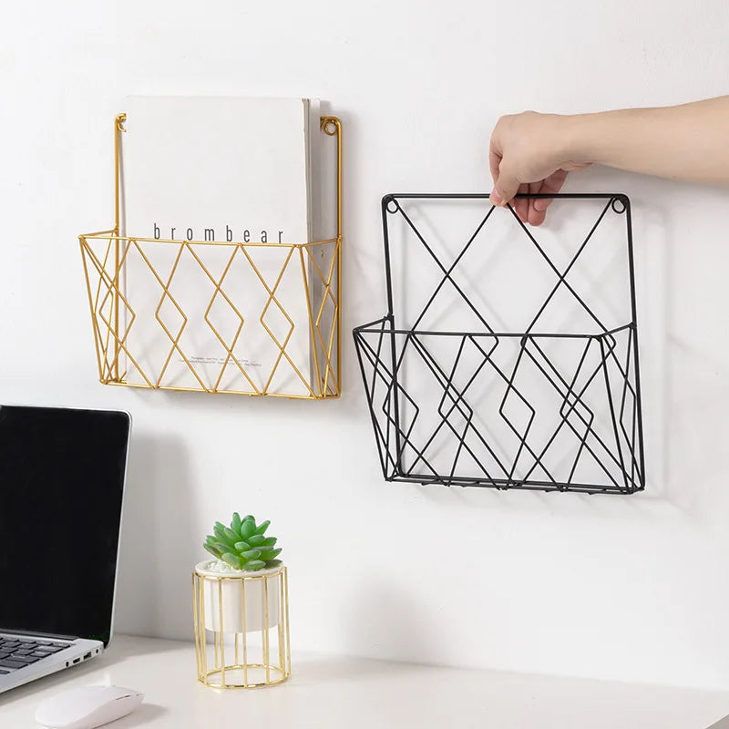 Wall Mounted Books Organizer Shelf